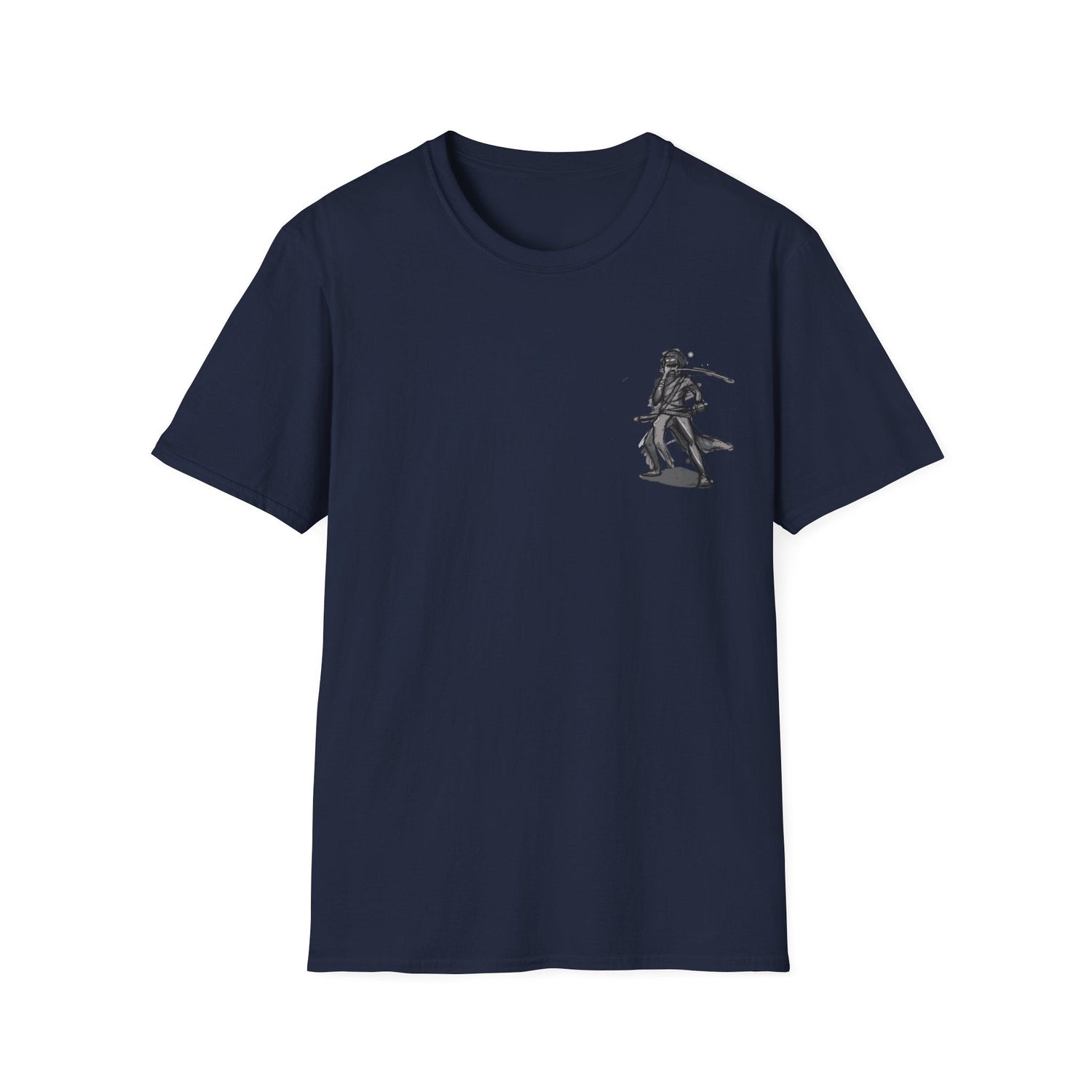 Pirate Skull & Swords T-Shirt in Black, lifestyle photo