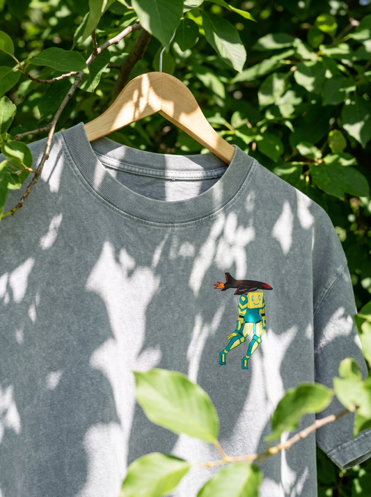 Smile Jet Oversized Tee