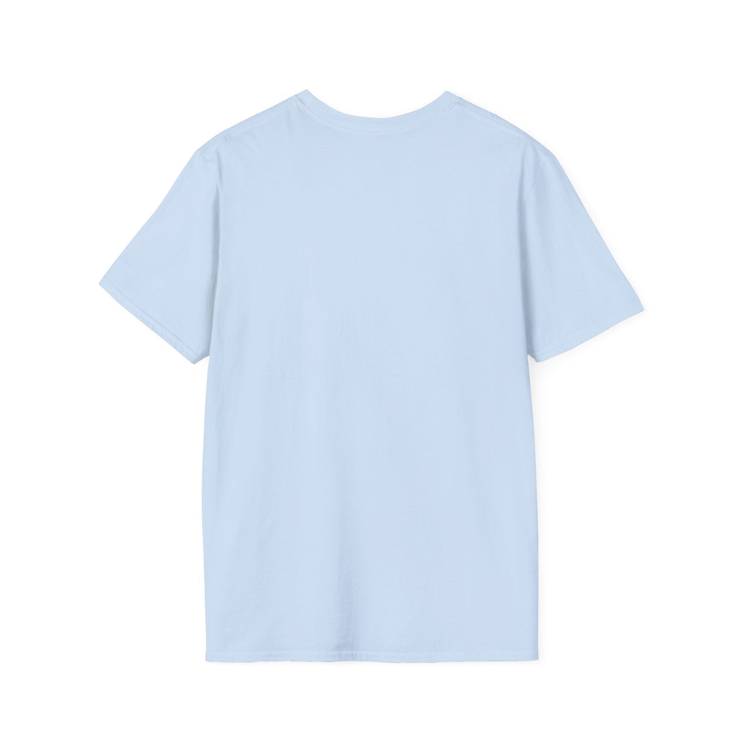 Cute Robot Dog Pocket Tee in White, back view