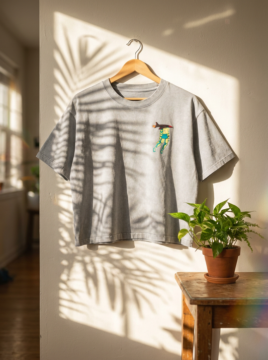 Smile Jet Oversized Tee