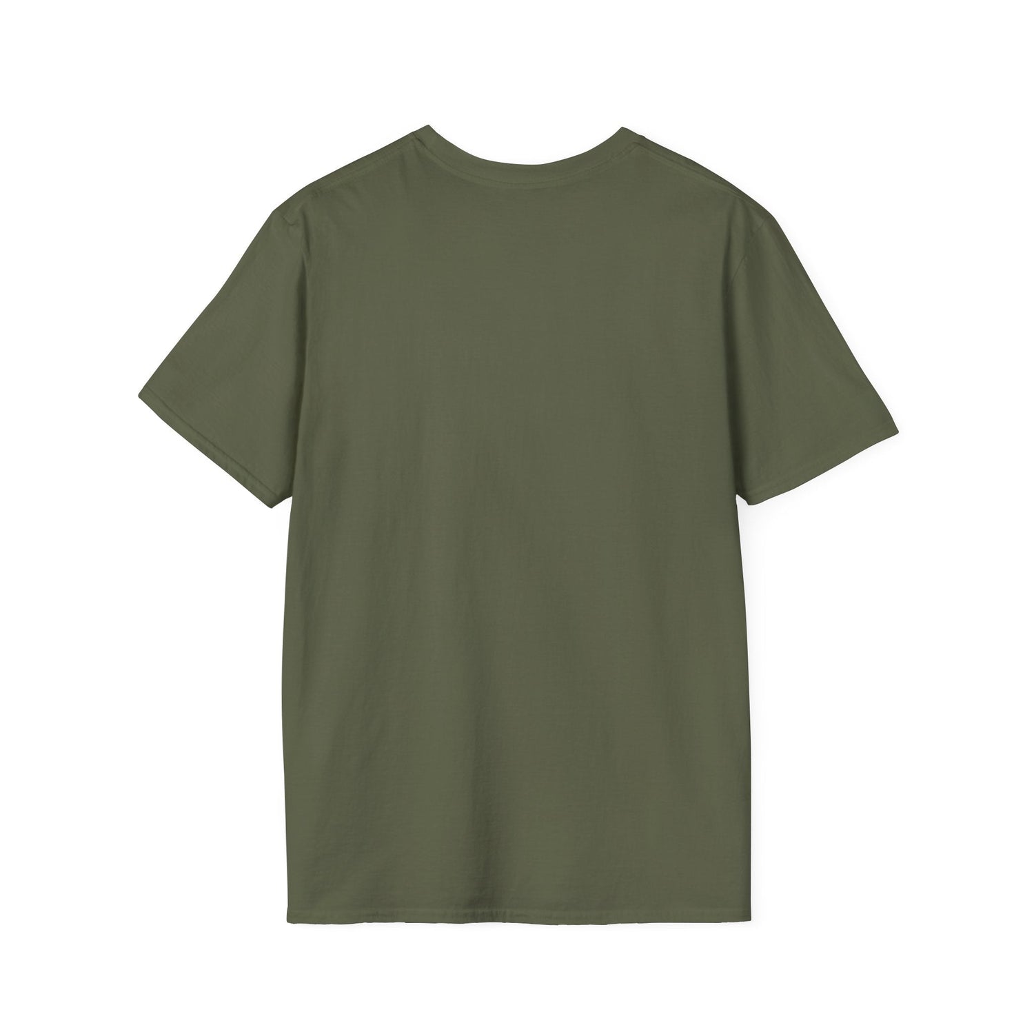 Descender Moon T-Shirt in Military Green, back view