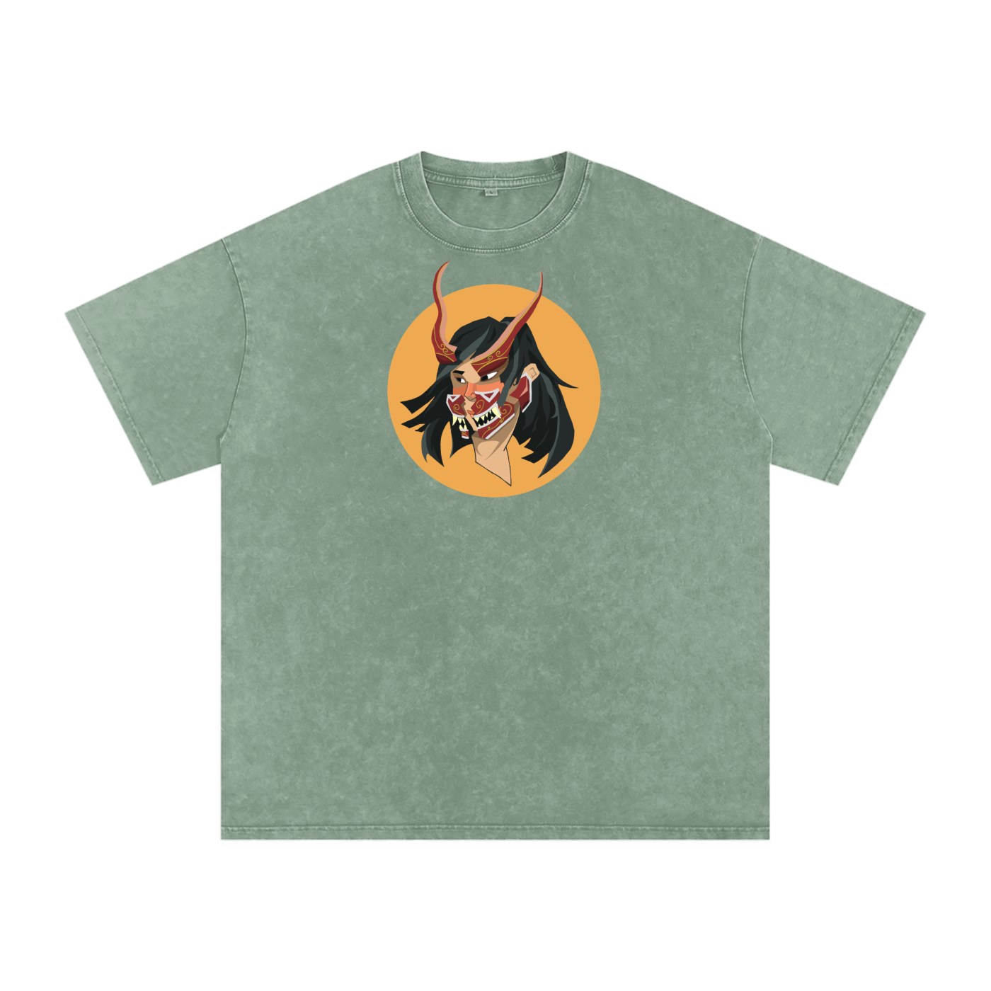 Broken Mask Oversized Tee