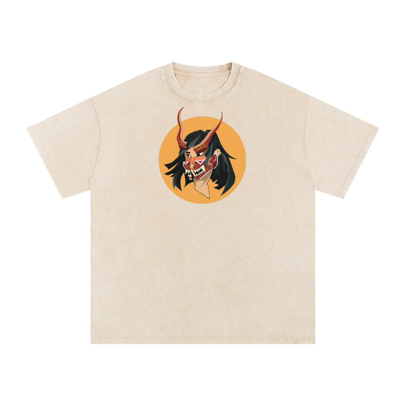 Broken Mask Oversized Tee