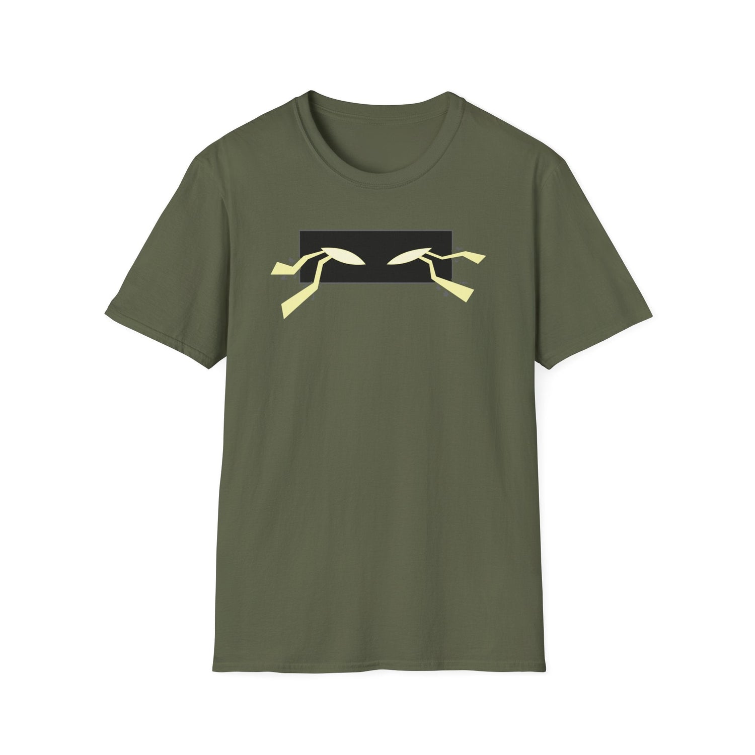 Minimalist Eyes Graphic T-Shirt in White, back view