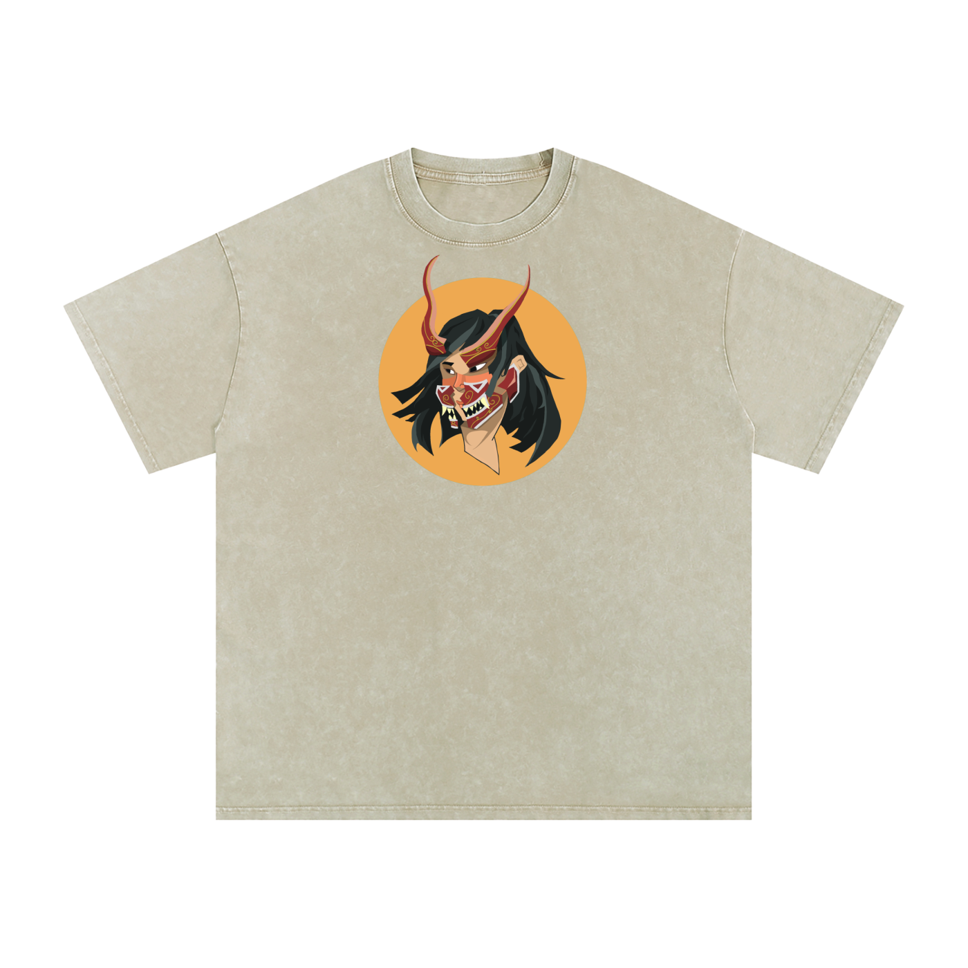 Broken Mask Oversized Tee