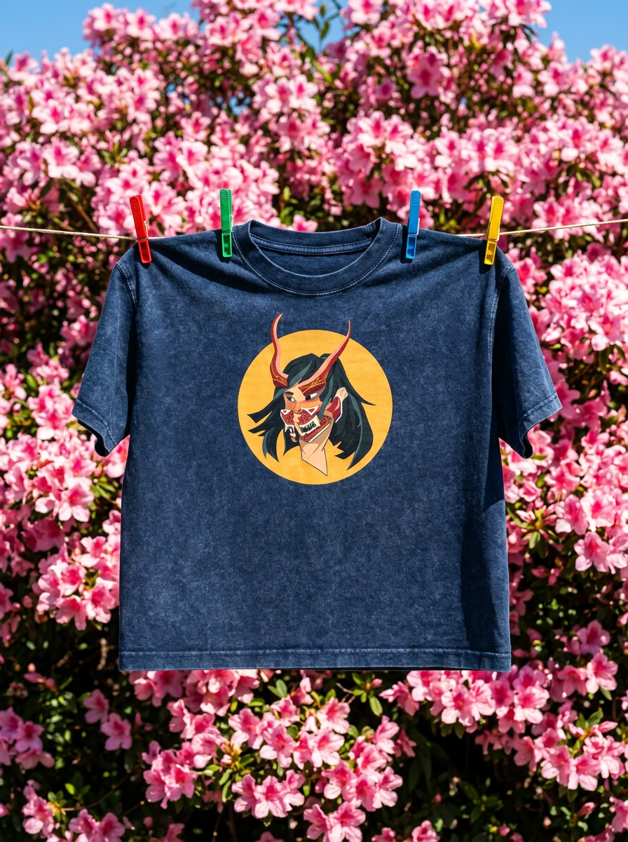 Broken Mask Oversized Tee